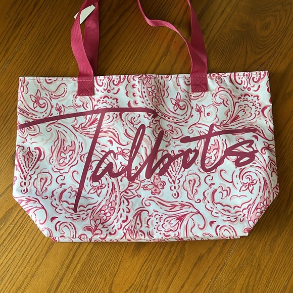 NWT Talbots Paisley Tote Bag - Picture 5 of 9